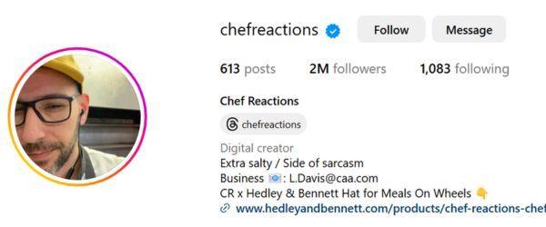 Chef Reactions