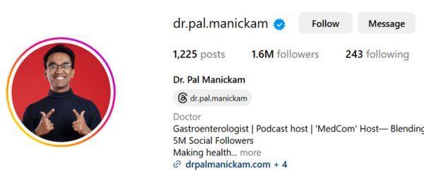 Dr. Palaniappan Manickam