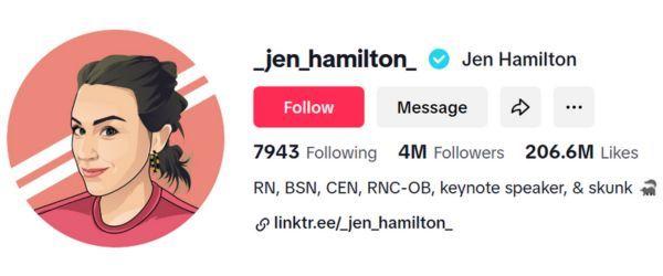 jen hamilton tiktok influencer