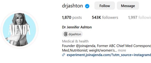 Dr. Jennifer Ashton