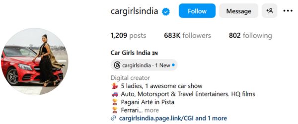 Car Girls India