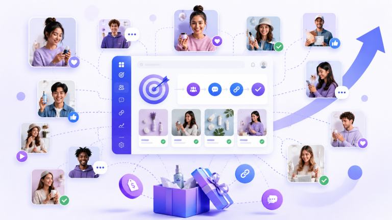 Nano influencer marketing runs at scale, linking many creator profiles to a single campaign dashboard.