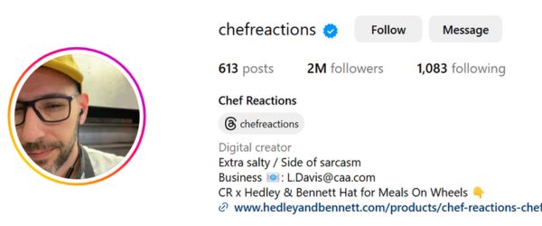 Chef Reactions